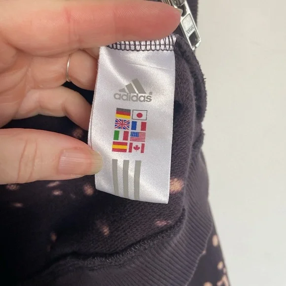 RARE Stella McCartney + Adidas distressed purple zip up hoodie - Picture 15 of 16